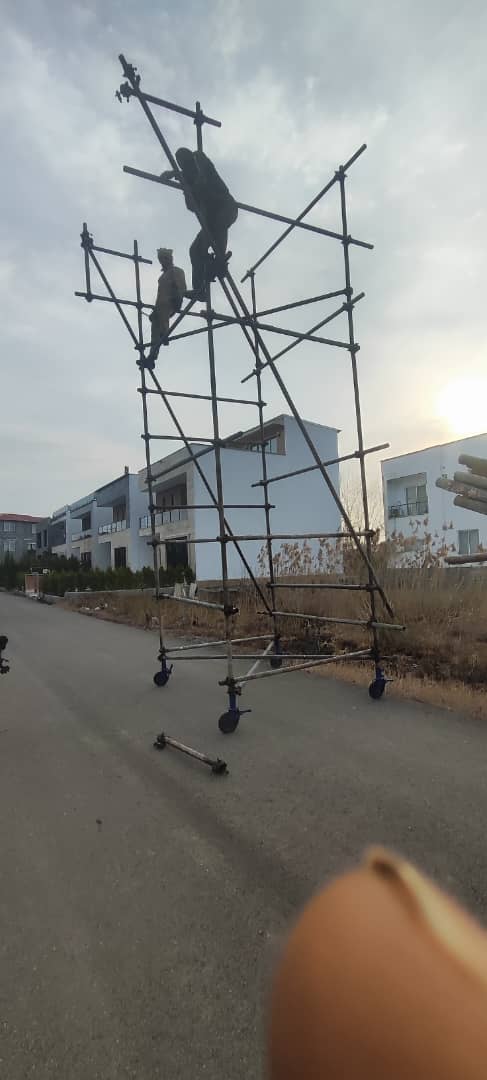 اجرای داربست ایمان در نور